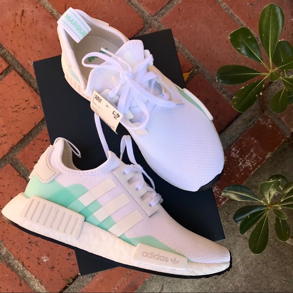 adidas Shoes - Adidas Originals NMD R1 White Clear Mint